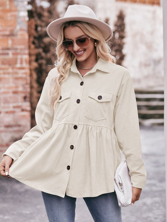 Camisa de manga larga con cuello Mandy