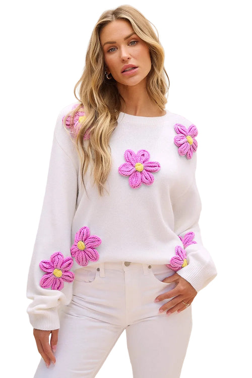Crochet - Flower Sweater