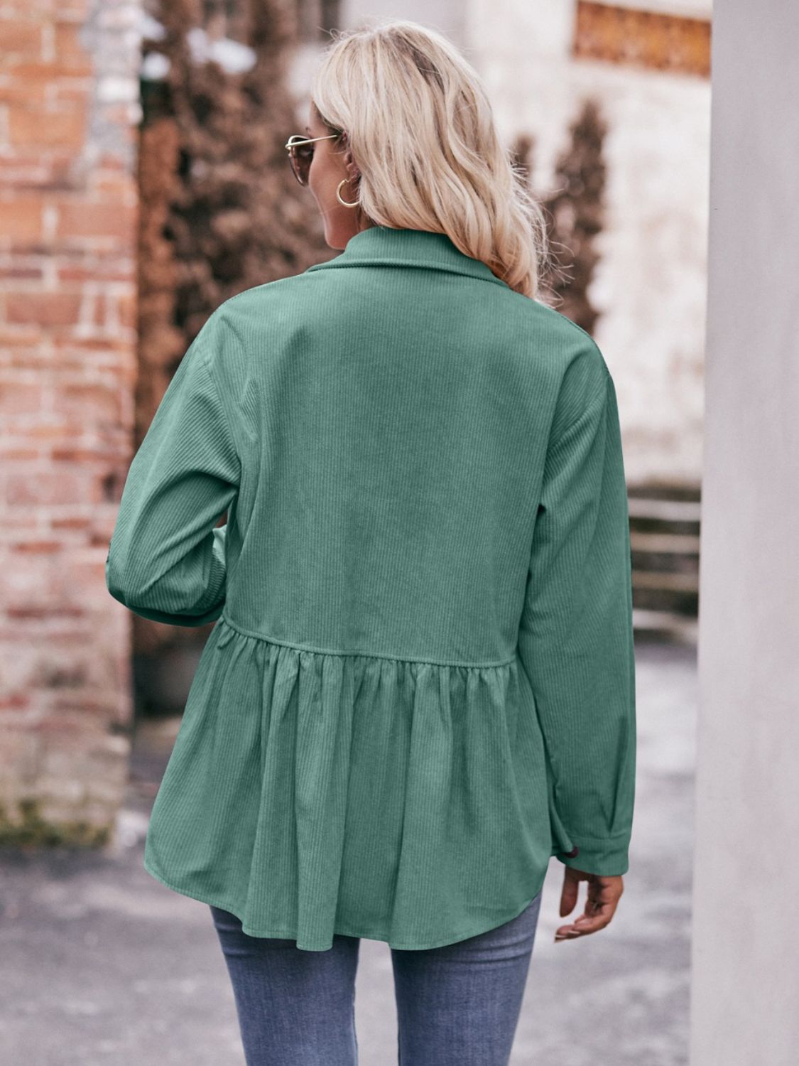 Camisa de manga larga con cuello Mandy