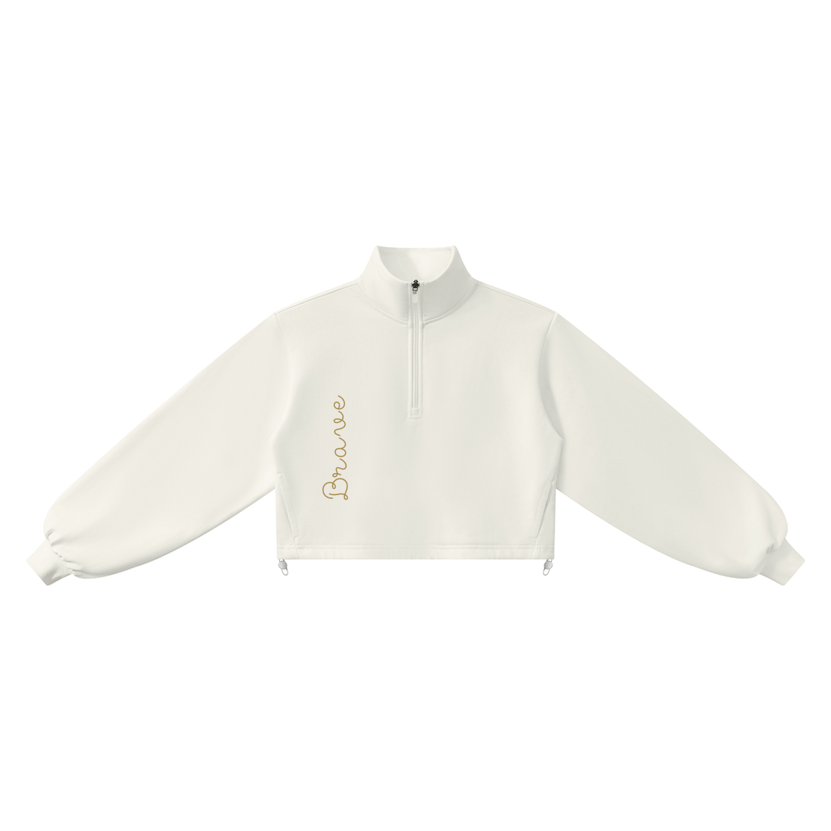 Brave Written Edition - Mock-Neck Quarter-Zip Sweatshirt