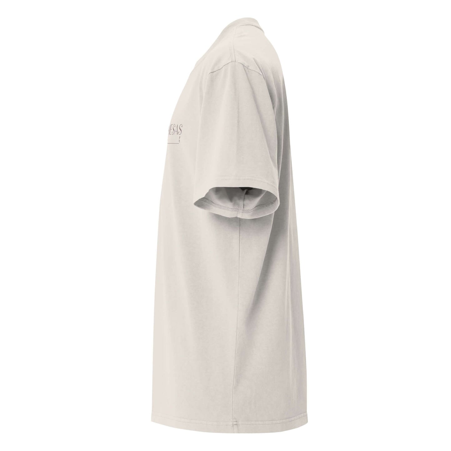 Camiseta oversize con efecto desgastado