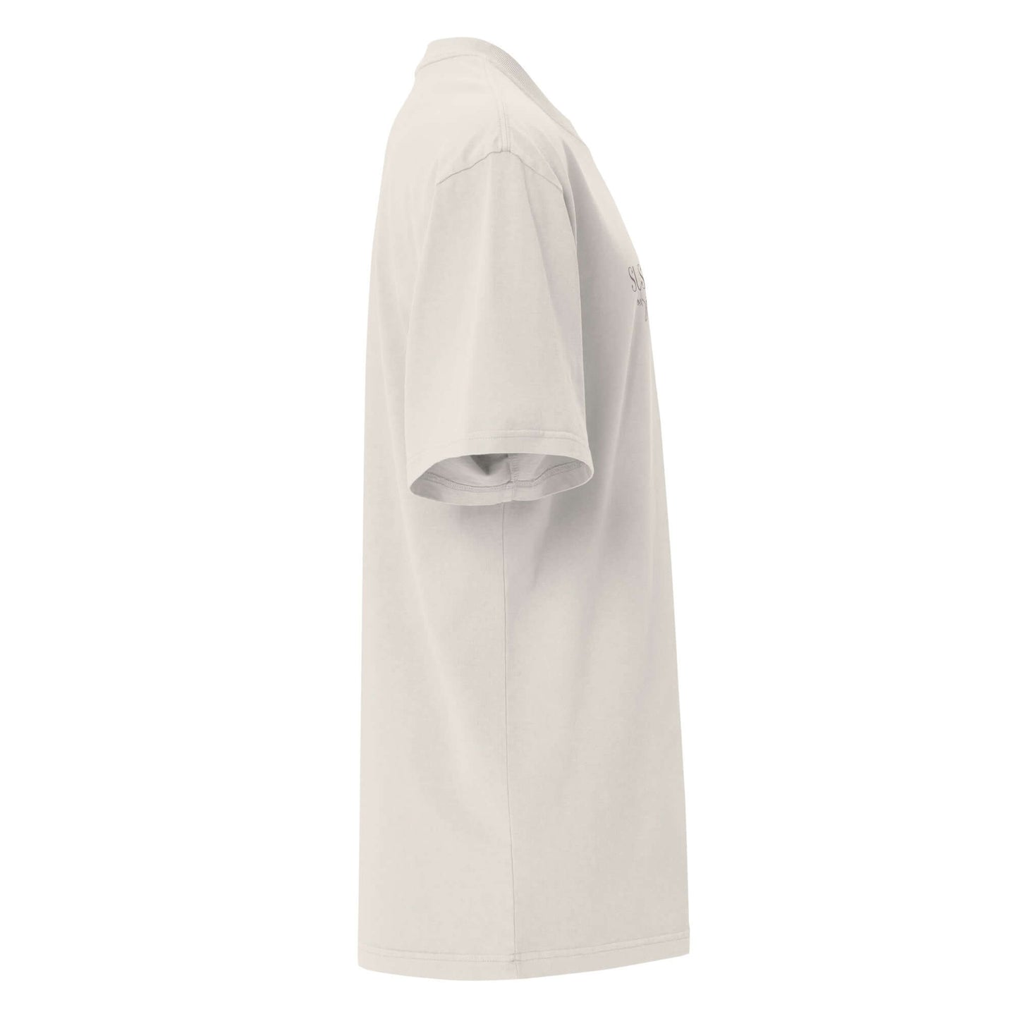 Camiseta oversize con efecto desgastado